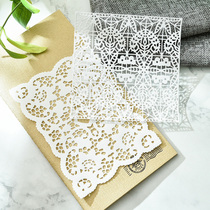 Judy hand-made lace paper junkjournal hand account decorative paper accessories hand account material square lace