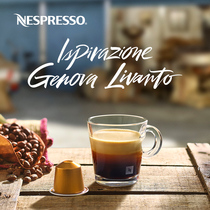 NESPRESSO Capsule Coffee Genova Livanto Imported Italian Concentrated Black Coffee Capsules 10 packs