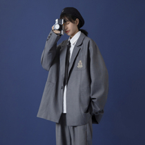 Blazer womens 2021 new spring and autumn Joker Street Korean chic loose Academy style couples on clothes