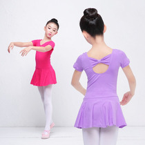 Childrens dance clothes female ballet skirt Chinese dance grade test special performance clothes dance skirt autumn long-sleeved training clothes