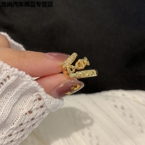 Advanced sense of three-layer ear bone clip Personality fashion diamond ear clip No ear hole wearing ear clip Simple frigid wind