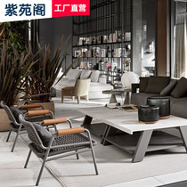Nordic Outdoor Leisure Sofa Chair Art Solid Wood Tea Select Designer Garden Lu Balcony Light Room Hotel Furniture