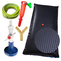 Solar water bag bathroom bath black canvas drying water bag thickened canvas bag water heater explosion-proof insulation bag