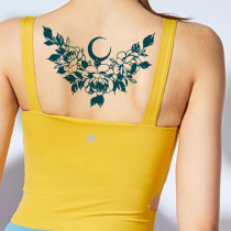 Big flower arm tattoo patch moon flower simulation waterproof mens and womens back ARM big pattern Net red sexy tattoo paste 15 days