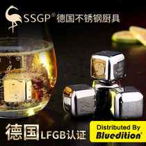 German ice grain 304 stainless steel ice solid metal iron ice hockey whiskey ice wine Stone frozen ice artifact