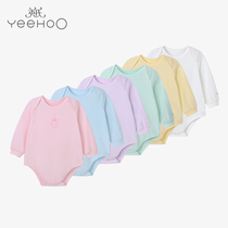 British baby jumpsuit newborn triangle climbing suit men and women Bao ha crotch multi-color 164238