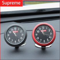 Tide brand supreme creative car watch car electronic watch time ornaments central control modified car interior supplies
