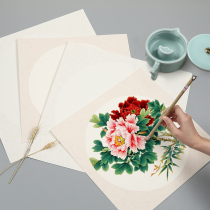 Lens paper Rice paper cardboard Inner white outer hemp blank Chinese painting paper special fan soft cardboard Calligraphy Gongbi painting Mounting Calligraphy Shengxuan works paper Lens cardboard Watercolor painting cardboard