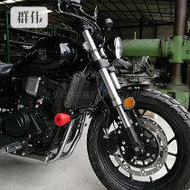 Applicable to Benda Prince Guo IV electronic injection version BD250 modified one-word bumper anti-drop bar competitive bar front guard bar