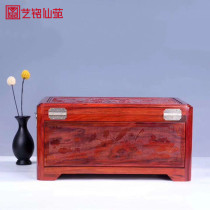 Big red rosewood jewelry box wedding mahogany storage box Chinese style solid wood cosmetic box large capacity