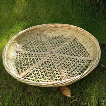 Bamboo sieve food Macro hole bamboo products Tofu sieve Bamboo grain sieve Decoration Wheat sieve Sun sauce Meat fish duck chicken Dry goods Solid
