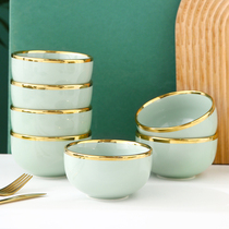 Nordic Phnom Penh Bowl Sets 10 Fitted Home Light Lavish Ceramic Bowls Pan Bowls Chopsticks Cutlery Suit 2021 New Rice Bowls