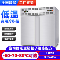 Low temperature quick freezing freezer quick freezing machine commercial minus 60 degrees air cooled food liquid nitrogen freezer buns freezer