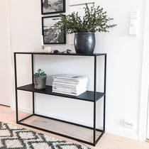 Nordic Light Extravagant Iron Art Multilayer Ground Shelf Modern Minimalist Office Bookcase Living-room Bedroom Leaning Against Wall Storage Racks