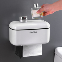 Toilet toilet paper box Toilet tissue box Punch-free roll paper tube paper toilet paper box waterproof toilet paper shelf