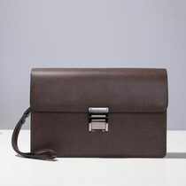 Mens handbag Large capacity clutch bag male cowhide hand bag small casual business hand bag password lock hand bag male