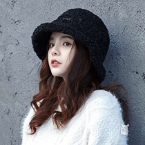 Hat fisherman hat wig detachable short roll lady hat Foreign style beautiful fisherman woman winter net red with the same hat