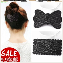 Korean version of Girl headwear hair pad self-adhesive hair posting Liu Haitao hair accessories adult cute Hundred
