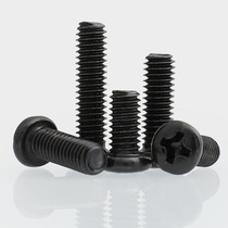 M1 4 M2 5 black iron cross PM Round Head small screw pan head screw electronic screw * 3x4x5x6x12