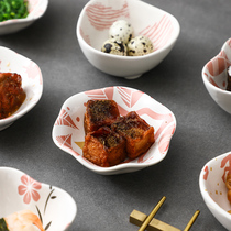 Nordic Cutlery Seasoning Dish Home Ceramic Soy Sauce Dish Hand-painted Small Saucer Hotpot Stock Dish Creative Cute Snacks