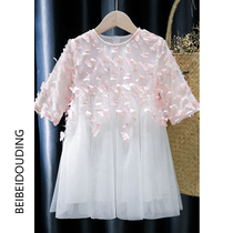 Girls Princess dress 2021 New style girl childrens clothing spring and autumn gauze dress Aisha summer childrens dress