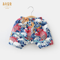 Long life rich baby shorts men and women baby wear big pp pants children cotton loose thin casual pants summer
