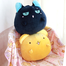 Varied Sakura Pillow Cusby Coral Velvet Air Conditioning Blanket Car Office Lunch Cover Blanket