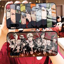 Huawei nova5pro mobile phone case Naruto Sasuke nova5i all-inclusive anti-fall glass nova5ipro Payne Naruto organization with soil Cartoon Cartoon Tide brand male nova