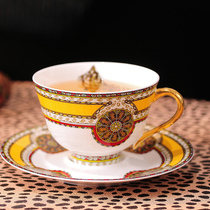 Coffee cup set coffee set European luxury palace Tea Cup home grade bone china afternoon Cup