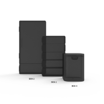 Shock wave DSPIAE model tool storage box Parts storage through gray matte texture BOX series