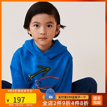 lagetom Le Gom Children's Wear Coil Knitted Cotton Slim Fit Children's Fun Embroidered Hooded Turtleneck Wear