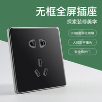 Standard 86 type single open one open 5 five holes three holes 16A switch socket Air conditioning water heater panel household use