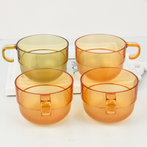 Tupperware Jingmei small Cup 190ml * 4 cute small cup tea cup coffee cup drink flagship store color random