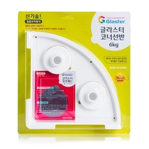 Korea Glaster non-marking waterproof strong suction cup toilet bathroom corner rack space utilization