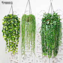 Sling flower hanging basket decoration vine flower hanging flower hanging hotel indoor ceiling plant green plant