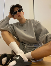 ADER error American small crowdboarder High Street lovers Oversize loose round collar mans