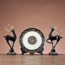 Modern New Chinese Style Indoor Living Room Decoration Deer Ornament Housewarming New Home Gift Office Retro Small Decoration