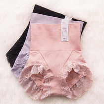 Special Day Lady after birth wear underpants high waist plastic pants lace on the side of stomach and waist triangle