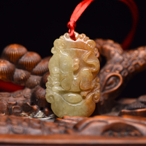 Jade counting money pendants all the way-A4854