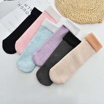Autumn and winter new style vertical cotton floor socks wit