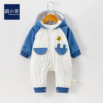 Baby one-piece clothes spring autumn clothes baby clothes out to wear cartoon Harvest newborn cute outwear toddlers climbing clothes