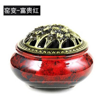 Embroidered mosquito coil box. Jiaoxiang plate shelf toilet mosquito coil rack repellent mosquito incense smoker decorated tea ceremony large