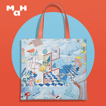 MAH2022 New Pinkie Art Trip Original Printed Tot Bag Casual Single Shoulder Bag Schoolgirl Handbag