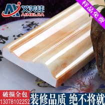 Microcrystalline stone imitation marble lines Artificial stone window cover edge TV background wall border Stone door frame door cover line