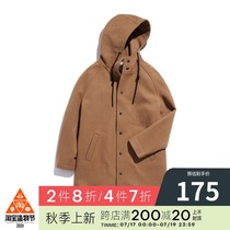 gxgjeans mens 2018 winter new hooded long coat JA126140G
