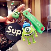 Little monster doll car keychain male personality creative key pendant schoolbag hanging cute doll toy
