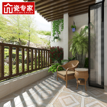 Home Garden Yard floor tiles Non-slip anti-pressure parking New Chinese American Balcony Courtyard terrace Outdoor floor tiles