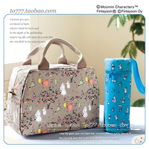 With the light] Japanese magazine Appendix bag lunch daily single lunch with rice insulation bag (two-piece set)