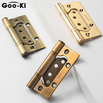 Gooqi black red bronze 4 inch stainless steel interior door bedroom door wooden door door door female hinge door hinge