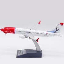 Inflight 1:200 aircraft model alloy material Norwegian Air Boeing 737-8MAX LN-BKB